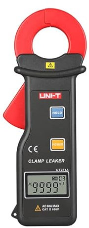 UNI-T UT251A UT251C UT253A Current Leakage Clamp Meter Digital Detector High Accuracy Sensitivity Amp Amperometric Leak Tester(UT251A)