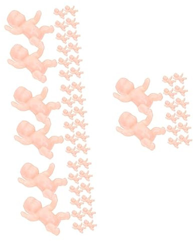 jojofuny 120stücke Mini Babyfiguren Aus Kunststoff Niedliche Dekoration Für Partys Feiern Und Große Langlebige Hautfarbene Babystatuen Für Kreative Dekorationen Und Spielzeug