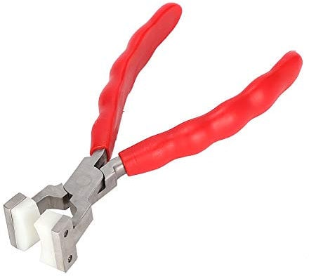 ANKROYU Nylon Pliers, Nose Jewelry Tool, Flat Nylon Pliers, Double Flat Round Nylon Jaw Pliers, Bracelet Jewelry Making Tool, Beadsmith Jewelry Tools(Type D)