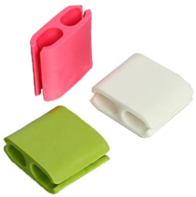 HOMSFOU Kabelaufwickler 4 Stück Krawatten Für Kopfhöreraufwicklungen Kabel Kabelmanagement Kabelbinder Kabelorganisator Handy-kabel-organizer Wickler Veranstalter Keks Mittel Und Klein