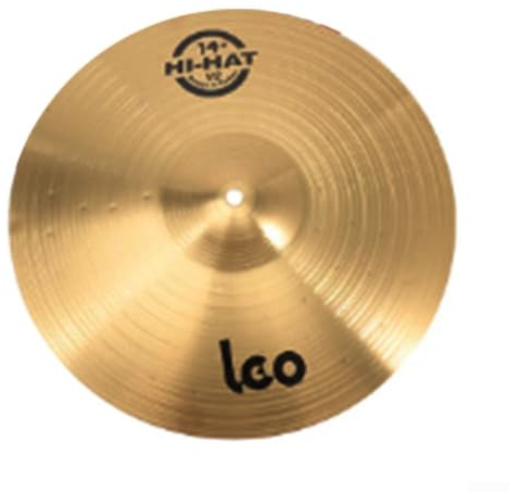 Platillos de latón, reemplazo de percusión de platillos de bombo para jazz Splash Crash Hi-Hat para principiantes y jugadores profesionales (14 pulgadas)