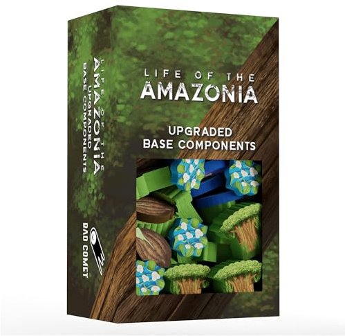 Life of The Amazonia Brettspiel – Strategisches Dschungel-Bauspiel für 1–4 Spieler, ab 14 Jahren, 60–150 Minuten spielen, den Dschungel wiederherstellen, Tiere & Pflanzen platzieren (verbesserte