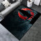 TANOHA Anime Teppich für Wohnzimmer 3D Akatsuki Itachi Naruto Druck Fußmatte Bad Fußmatte Teppich Teenager Schlafzimmer Dekor Spielzimmer Matten,80 * 120cm