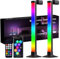 Lumtang 43CM RGB Lightbar Nacht Licht Ambiente，Musik Sync RGB IC LED Light Bar, USB Betrieben Ambient Lampe, Gaming TV Hintergrundbeleuchtung， Nachttisch-Leselampe…