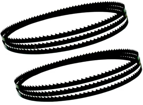 FOXBC 56-7/8 x 3/8 x 4 TPI Bandsaw Blade for Sears Craftsman, Shopcraft, Duracraft 3-Wheel Band Saw - 2 Pack