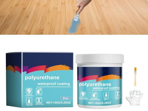 Wasserdichte Beschichtung, wasserfeste Farbe, Polyurethan-Dichtungskleber, Isolierender Dichtkleber, superstarkes, unsichtbares, wasserdichtes Anti-Leckage-Mittel mit Pinsel und Handschuhen