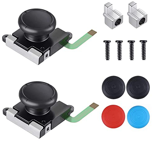 Slicooken 2Er-Pack Joycon-Joystick-3D-Analog-Joystick-Daumensticks für, Teilreparatursatz