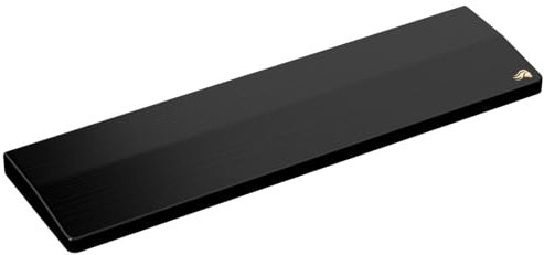 Glorious Gaming Wooden Keyboard Wrist Rest (TKL) - White Ash Wood, Medium-Coarse Grain, Smooth Surface, Sweat & Oil Resistant, Easy Clean, Anti-Slip Rubber Base, 360 x 100 x 19mm - Onyx