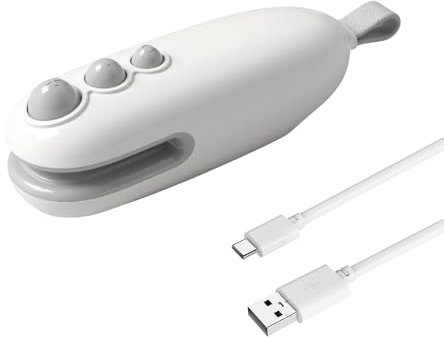 Mini sigillatrice a caldo per sacchetti - Sigillante per sacchetti con chiusura magnetica, sigillante a caldo 2 in 1 e sigillante per sacchetti di taglio, sigillante per pacchetti per snack e