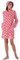 Vestaglia Donna Invernale in Pile Coral Corta Calda e Morbida cappuccio Zip Bottoni Taglie S-XXL (IT, Testo, XXL, Regular, Regular, SCOZZESE ROSA 937)