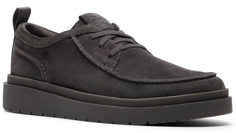 Clarks Herren Polden Moc, Dark Grey SDE, 47 EU, Dunkelgrau SDE, 47 EU