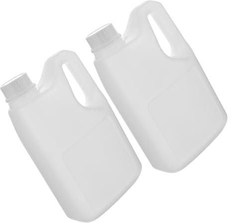 HOLIDYOYO Juice Bottle with Handle - 2L Leakproof Plastic Container for Juice Syrup and Honey Storage Ideal for Home and Commercial Use