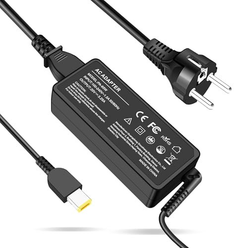 65W Netzteil Ladekabel für Lenovo Thinkpad T430 T440 T450 T460 T470 T560 E540 E560 E570 L440 L450 U430 U430P IdeaPad Yoga 11S X240 X250 ADLX65NLC3A ADLX65NLC2A Ladegerät