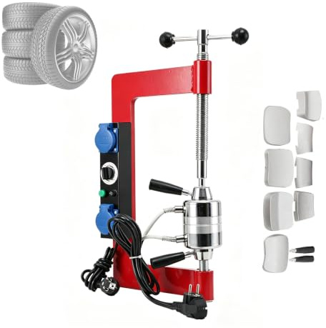 Atsoya Auto Reifenreparatur Vulkanisiergerät 220V 1000W | Professionelle Reifen-Vulkanisiermaschine mit Automatischer Temperaturkontrolle, Vulkanisier-Maschine für PKW LKW