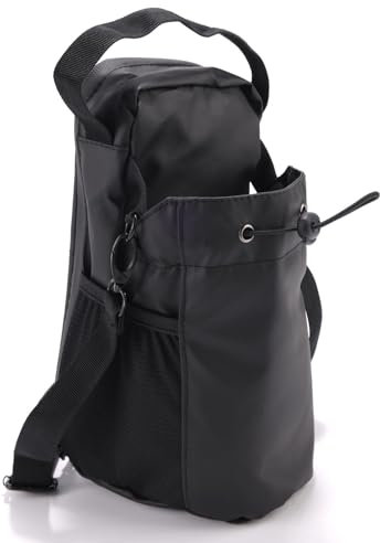 Lyreh Magnetic Water Bottle Bag, Heavy-Duty Large Load Capacity Oxford Cloth Magnetic Gym Sling Bag Waterproof Wear-Resistant Women Men Gym Accessory for Sports Travel Work Fitness