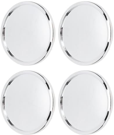 Akozon 4 Stcs Wheel Center Hub Cap 65mm OD 48mm ID Wheel Tire Mitte Abdeckung (Elektropliert)