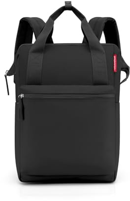 reisenthel allrounder backpack mix black – Rucksack und Tragetasche in einem – Mit Stecklasche für Reisetrolleys