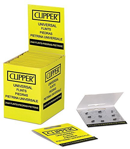 9x Clipper universal Lighter Flints by Clipper
