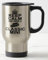 CPS DESIGNS Novelty Travel Mug : Keep Calm and Drive A Classic Mini : Austin Morris Rover British Leyland bl BMC blmc car Van Pick up Gift - Carry on Style Commuter Flask - REF M38T