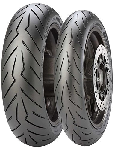 Pirelli - Reifensatz Diablo Rosso 120/70-15 160/60-15 für Yamaha T-MAX 500