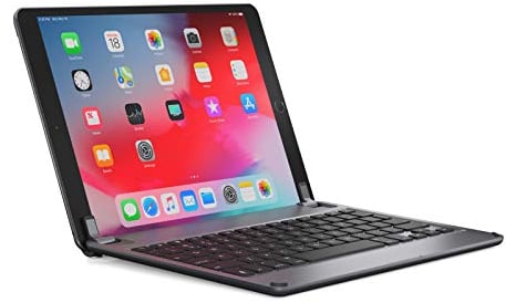BRYDGE 10.5, Hochwertige Bluetooth Tastatur aus Aluminium, Layout QWERTZ, für das iPad Pro 10.5, space grau