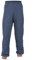 Engel Natur, Kinder Hose/Lange Unterhose, 100% Wolle (kbT) (116, Blau Melange)