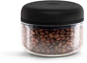 Fellow Vakuumbehälter zur Aufbewahrung von Kaffee und Lebensmitteln, integrierte Vakuumpumpe, hermetische Abdichtung 0,4 Liter Sauberes Glas