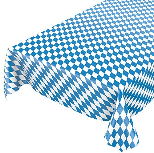 ANRO Wachstuch Tischdecke Wachstuchtischdecke Wachstischdecke Bayern Bayerische Raute Oktoberfest 100x140cm
