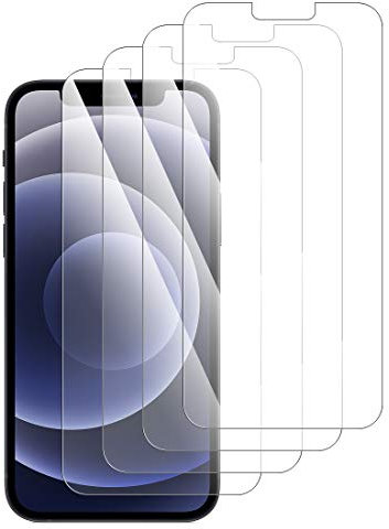 KARYLAX - Protection d'écran en Verre Fléxible, Dureté 9H, Anti-Rayures, Film Protecteur pour Smartphone Apple iPhone 12 Mini (Pack x4)