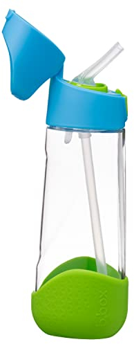 b.box TritanTM Wasser- und Trinkflasche Kinder | Griffige Trinkflasche Kinder Auslaufsicher | Ideal Nach Strohhalm-Trinklernbecher | 600 ml