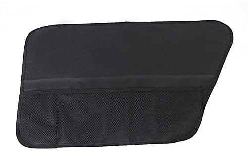 Asudaro Pet Car Door Protector Mat, Dog Car Door Mat Protective Cushion with Storage Bag to Prevent Scratches For Cars for Puppy Dog Traveling Outside (Color: black)