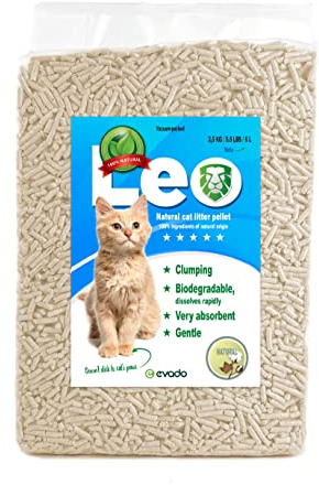 Leo Premium Katzenstreu, extra saugfähig, umweltfreundlich (natürlich, 1 Stück)