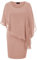Hanna Nikole Robe de Cocktail mi-Longue Grande Taille pour Femme Robe Moulante Unie Rose foncé L