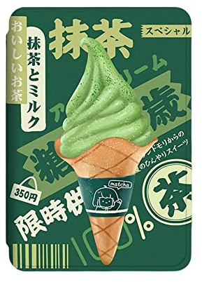 Étui pour Kindle 6 11e génération, version 2022, étui en cuir fin et léger, nouvelle couverture intelligente avec réveil/veille automatique, étui pour liseuse, crème glacée Matcha japonais