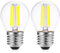 Sokkldccd E27 Screw LED Bulb Cool White, 4W Large Screw Light Bulbs, 40W Equivalent, 6000K, 400lm, Non-Dimmable, Pack of 2