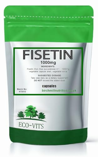 Fisetin 1000mg 60 Capsules COGNATIVE Support Healthy Mind