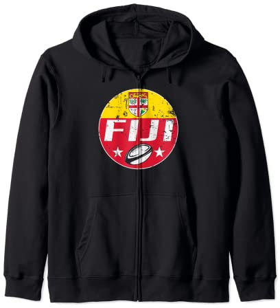 Fiji Rugby Flag Jersey Supporter Fijian Fan Gift Kapuzenjacke