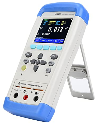 AT826 100-240V Professionelles Handheld-Digital- -Messgerät Widerstands-Induktivitäts-Kapazitäts-Tester (EU-Stecker)