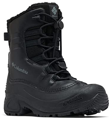 Columbia Bugaboot Celsius, Stivali da neve Unisex - bambini e ragazzi, Black/Graphite 2024 , 34 EU