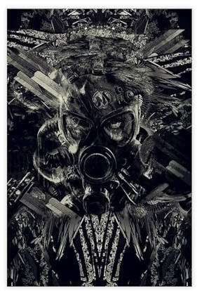 AAVEDA Leinwandposter Game Metro Exodus 4, Wandkunst, Dekordruck, Bild für Wohnzimmer, Schlafzimmer, Dekoration, ungerahmt, 30 x 45 cm