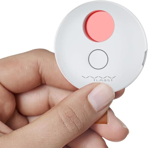 vyvylabs Versteckte Kamera Detektor, Infrarot Scanner 3 Modi | Anti-Spy für Hotel, Umkleide, Reise Mini Tragbar Weiß