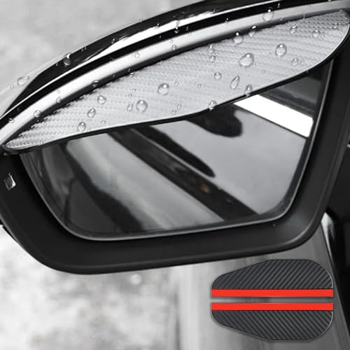 deemars 2pc Retrovisore Paraspruzzi Visiere, Un Dispositivo di Protezione Della Visione Chiara Resistente Alle Intemperie, Accessori Esterni per Automobili Universali per la Maggior Parte Automobili