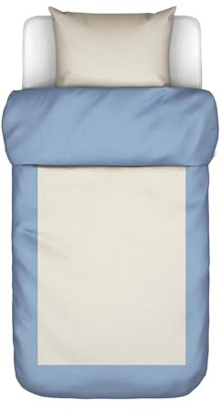 Marc O'Polo Bettwäsche Keersten Denim Blue 135x200 + 1x 80x80 cm