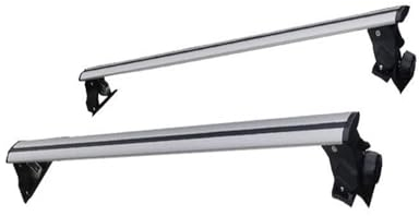 Dachgepäckträger 2 Stücke FÜR A1 A2 A3 A4 A5 A6 A7 A8 Q2 Q2l Aluminiumlegierung Dachträger Seitenstangen Kreuzschienen Dachträger Gepäck Gepäckträger(Silber)