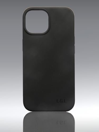 LOAM & LORE Biodegradable Phone Case for iPhone 15, Plastic Free Eco Friendly Phone Case, Plant Based Compostable iPhone 15, Premium Zero-Waste Phone Cover (Black)