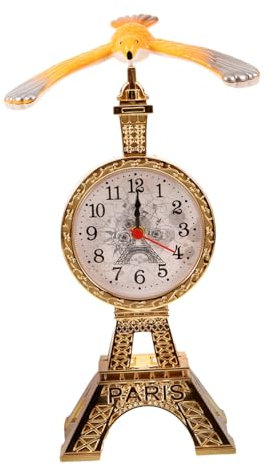 PRETYZOOM Uhr in Eiffelturmform Für Den Täglichen Gebrauch Eleganter Wecker Für Das Bett