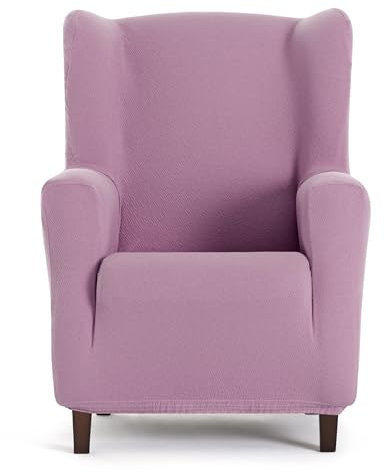 Eysa Housse de Fauteuil bi-élastique pour bergère Couleur Rose Design Harlem