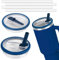Nailmee Tapa abatible de repuesto para vaso Stanley Quencher, a prueba de derrames y a prueba de fugas, 2 tapas de vaso aptas para Stanley Cup (azul oscuro)