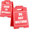 Office Desk Sign | 'Do Not Disturb' & 'Good to Interact' | Funny Desk Accessories | Cubicle Decor | Ideal for Home Office or Workstation