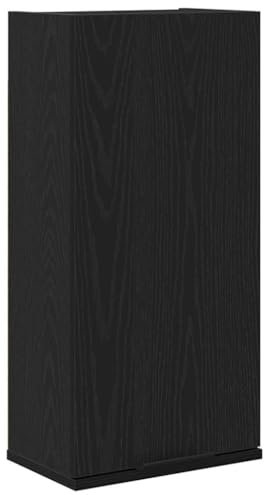 vidaXL Wandschrank Schwarz Eichen-Optik 32x20x67 cm Holzwerkstoff